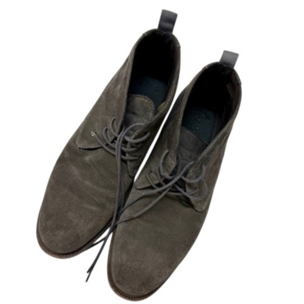 Blondo Mens 12M‎ Waterproof Suede Chukka Boots Gray Brown 1095